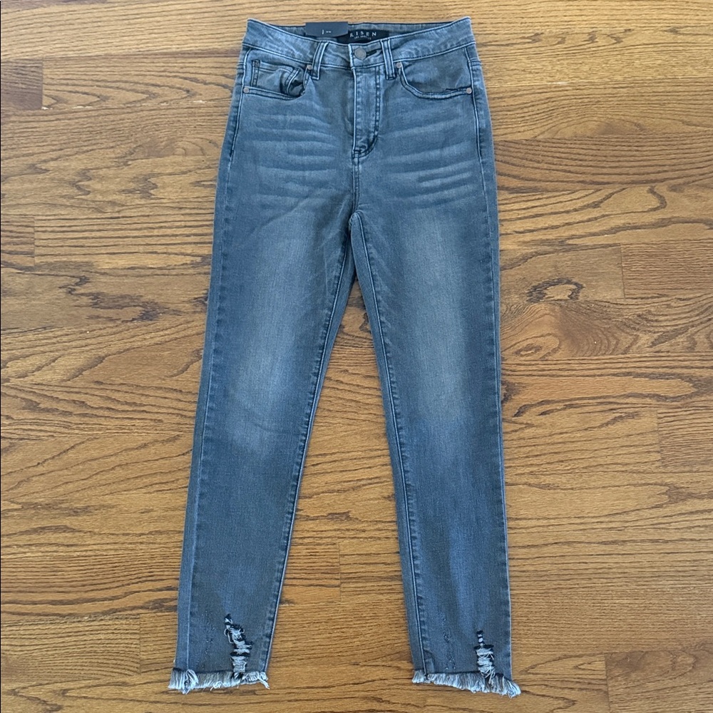 Stylish High Rise Gray Jeans